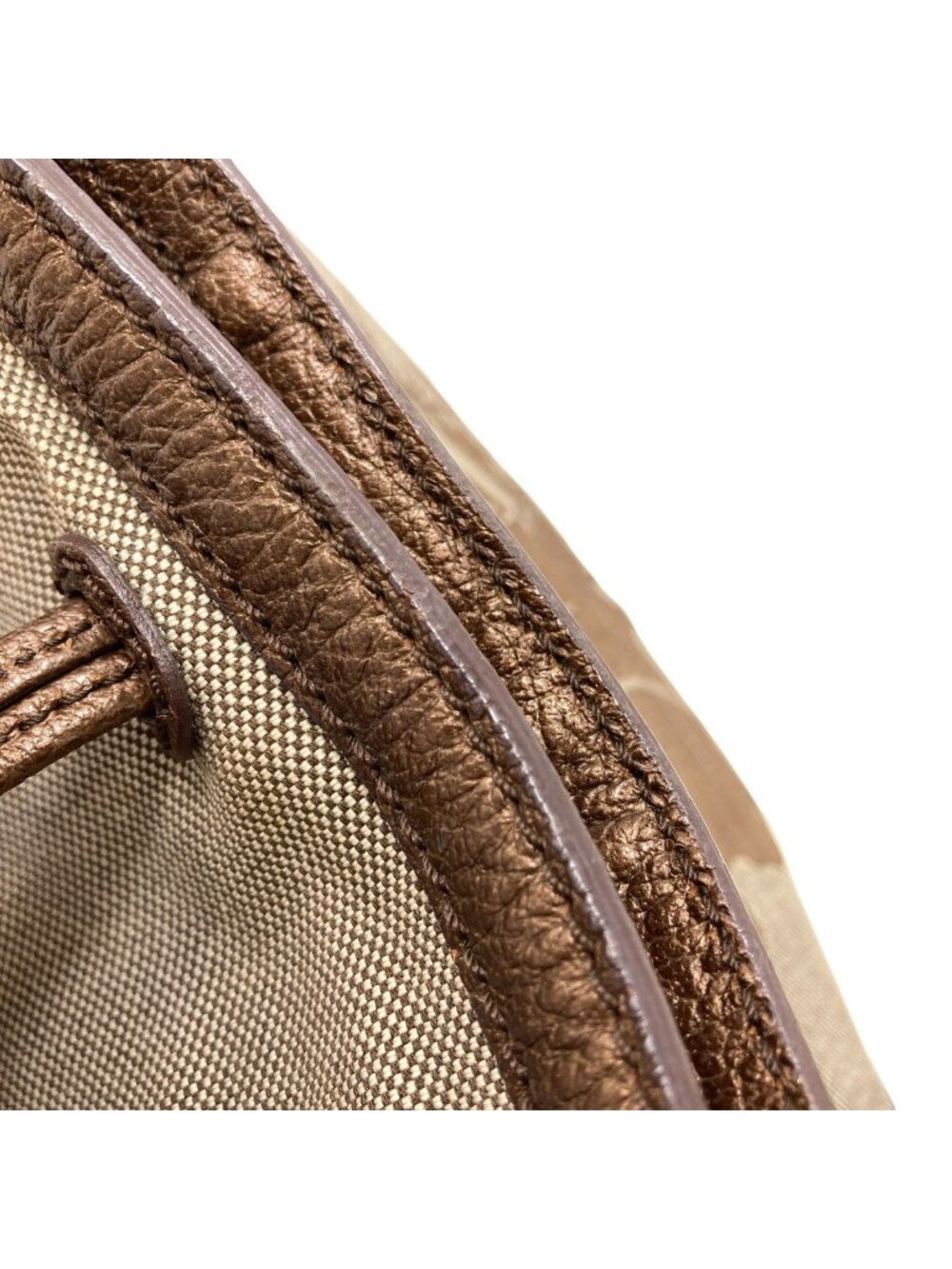 Celine Carriage Pattern Handbag Canvas - Picture 14 of 15